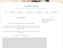 Tablet Screenshot of eym-estilistas.com